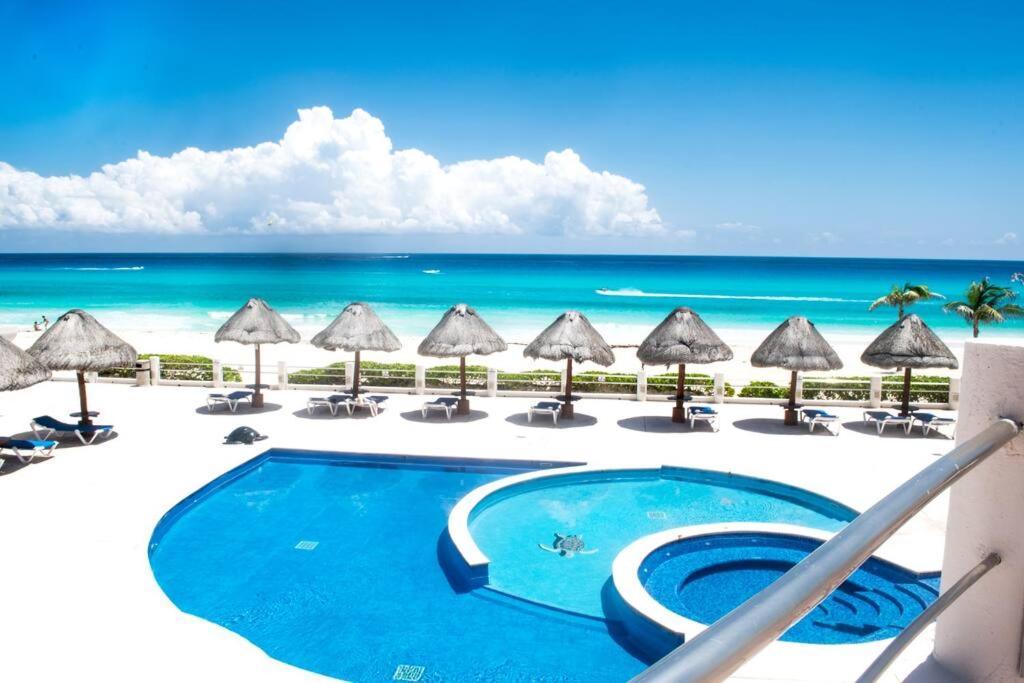 Ocean Front Villa Marlin, Best Location In Hotel Zone #109 Канкун Экстерьер фото